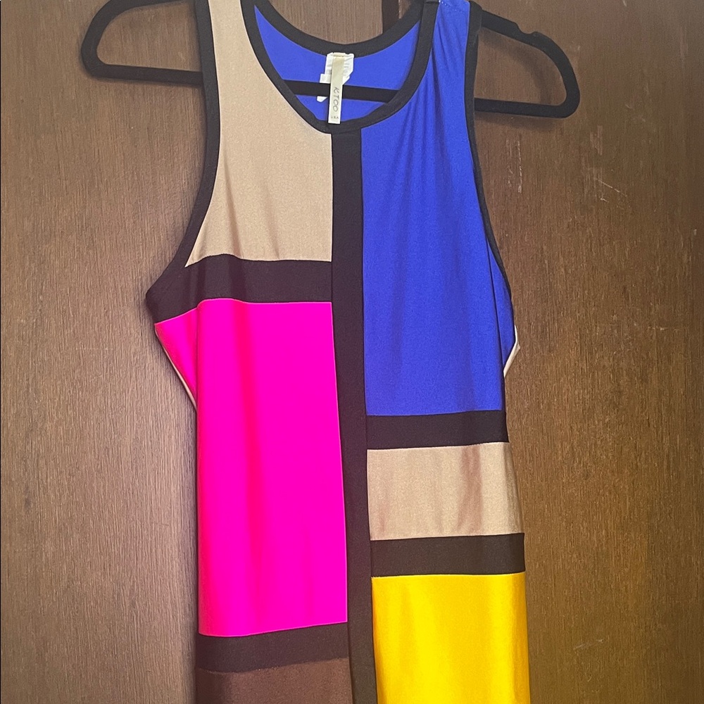 Colorblock Mini Dress - Picture 3 of 4